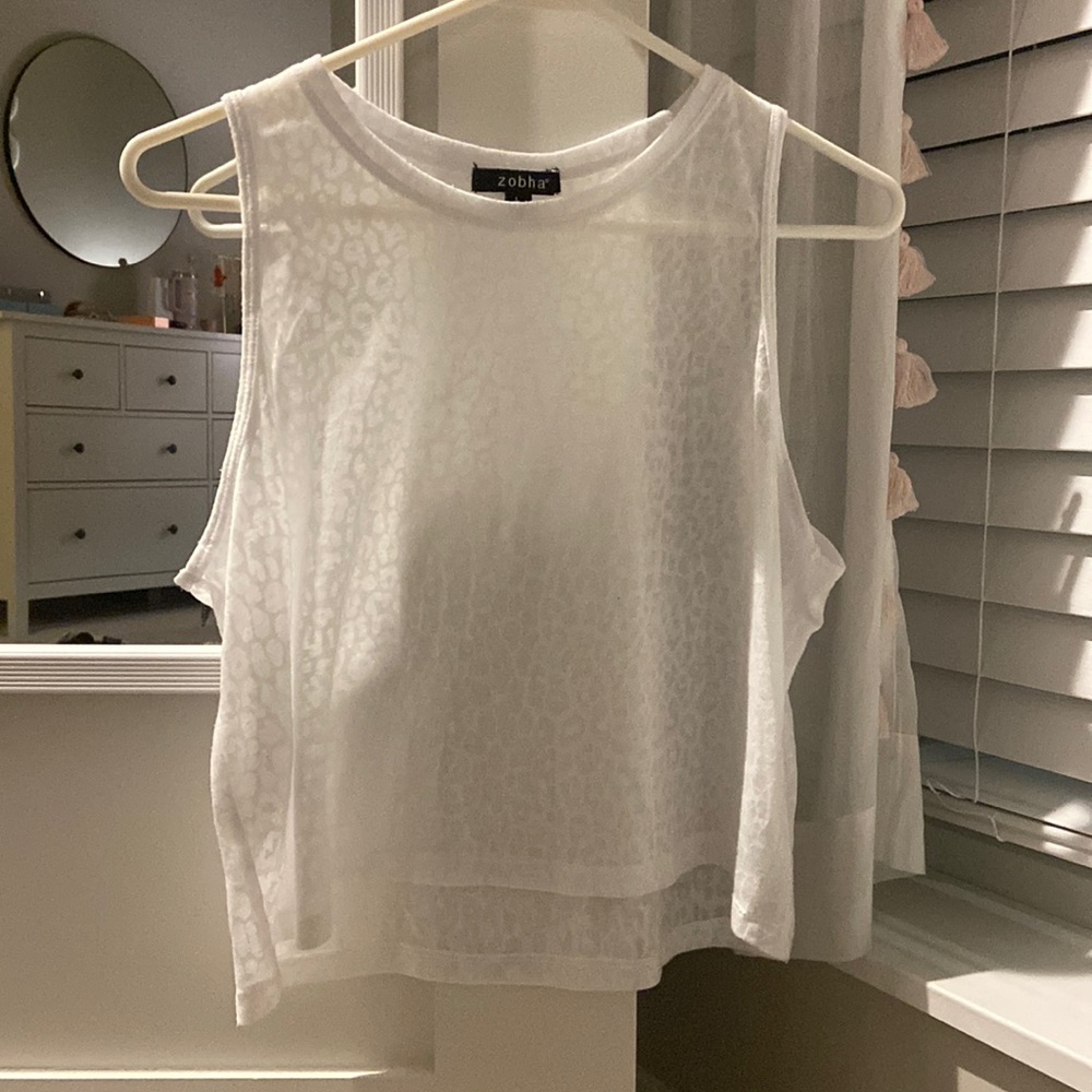white cheetah tank